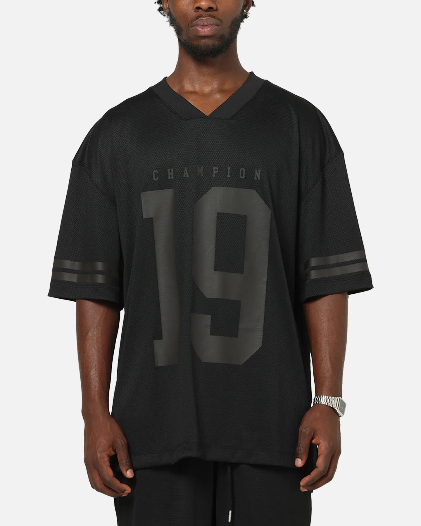 Champion Rochester Mesh T-Shirt Black sold by Culture Kings