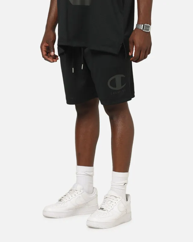 Champion Rochester Mesh Shorts Black sold by Culture Kings