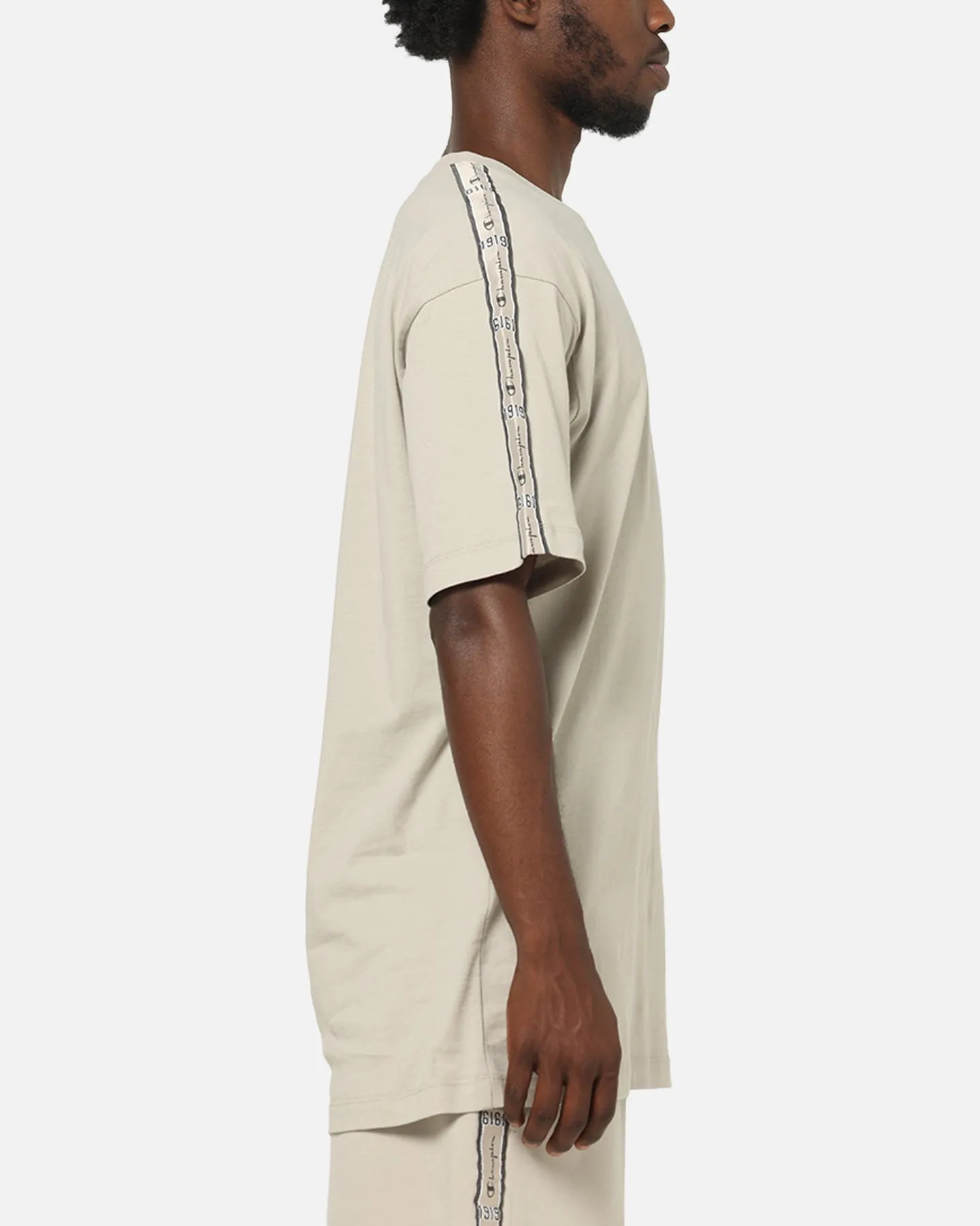 Champion SPS Lux Taping T-Shirt Beige sold by Culture Kings product image thumbnail 4