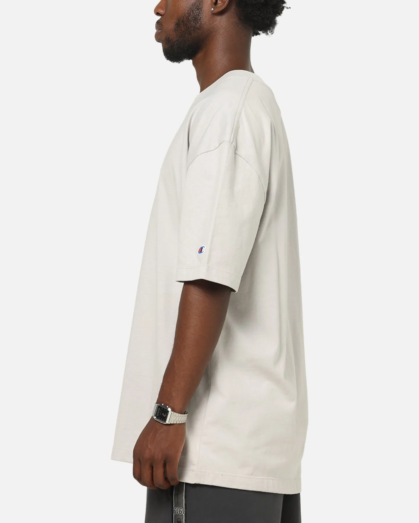 Champion Heritage New Script T-Shirt Iron Grey sold by Culture Kings product image thumbnail 5