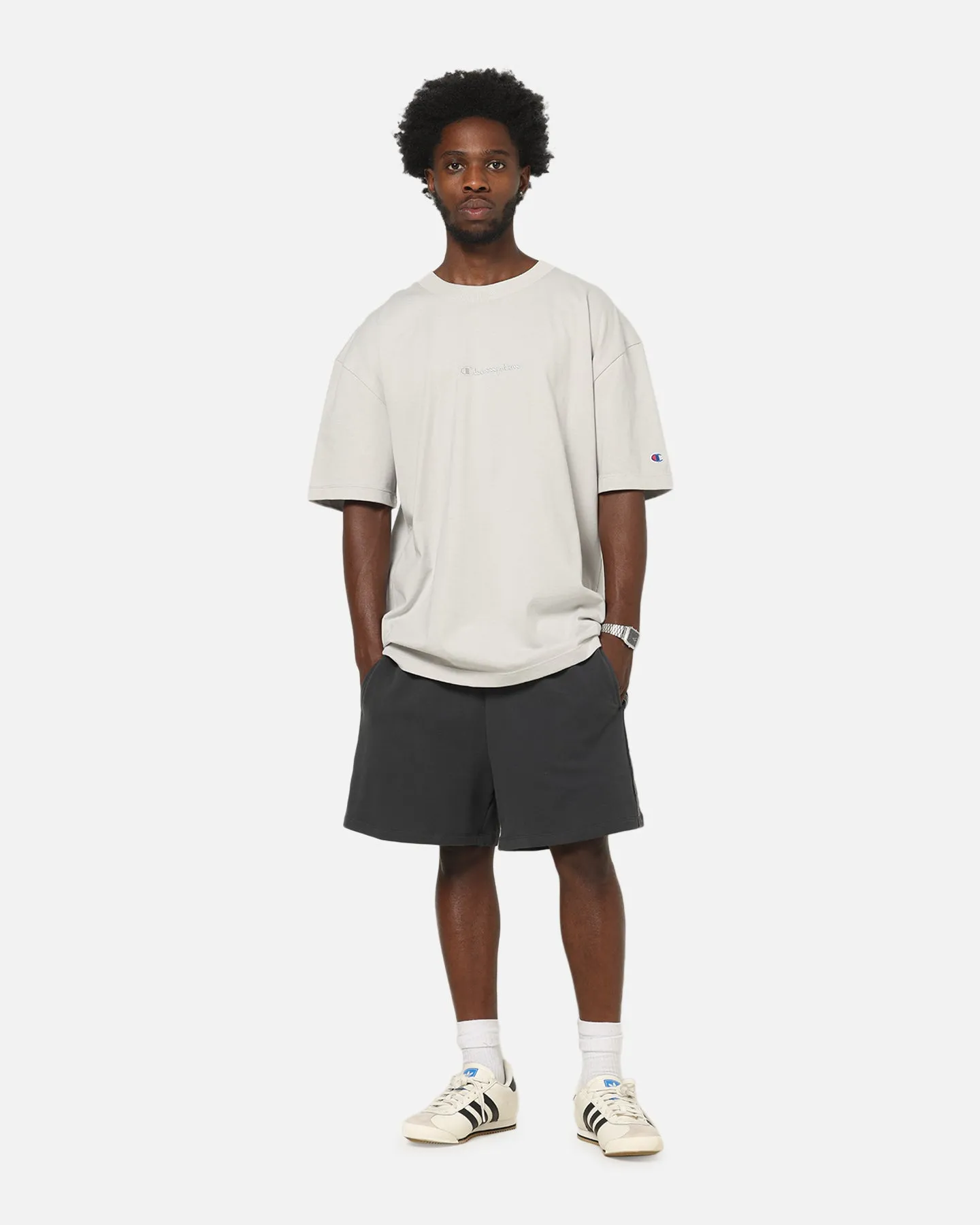 Champion Heritage New Script T-Shirt Iron Grey sold by Culture Kings product image thumbnail 2