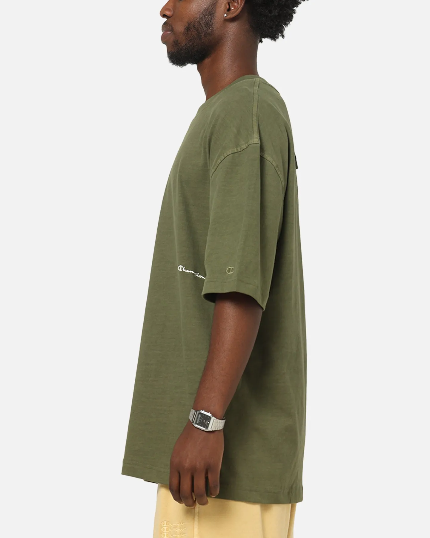 Champion Rochester Vintage Wash T-Shirt Immersive Olive sold by Culture Kings product image thumbnail 5