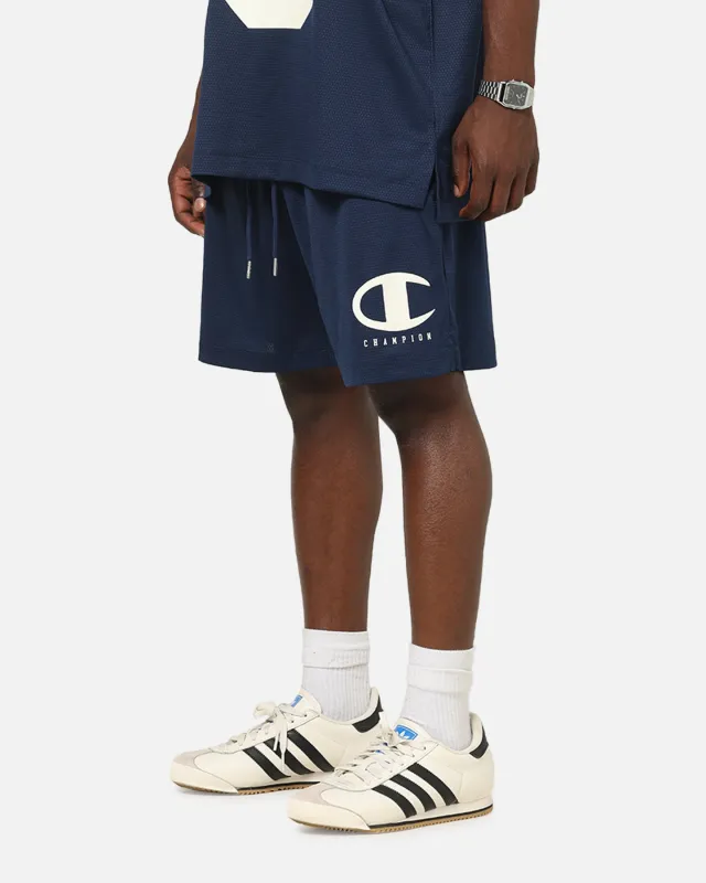 Champion Rochester Mesh Shorts Navy sold by Culture Kings