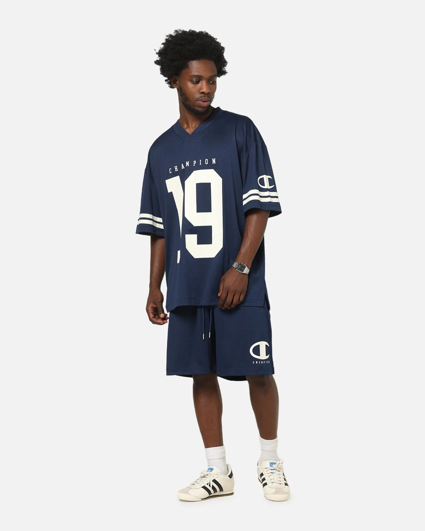 Champion Rochester Mesh Shorts Navy sold by Culture Kings product image thumbnail 2