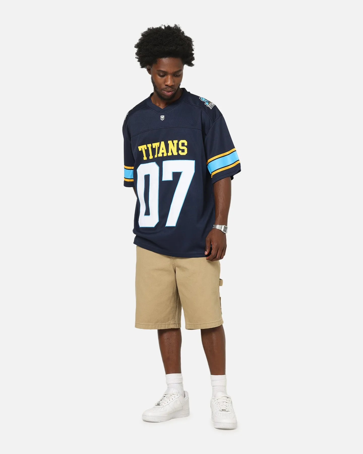 Bleacher Athletic Gold Coast Titans NRL Gridiron Mesh Jersey Official Team Color sold by Culture Kings product image thumbnail 3