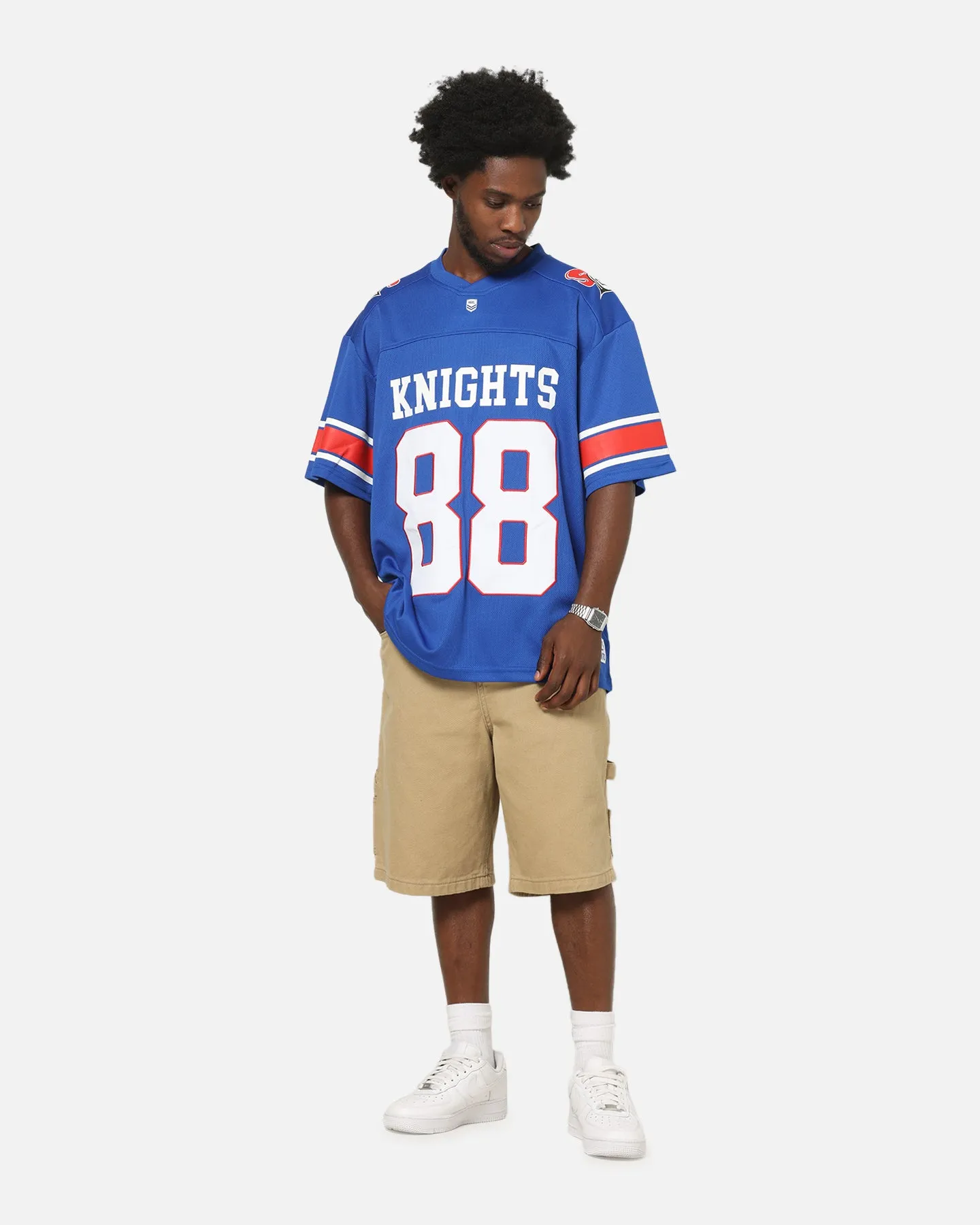 Bleacher Athletic Newcastle Knights NRL Gridiron Mesh Jersey Official Team Color sold by Culture Kings product image thumbnail 3