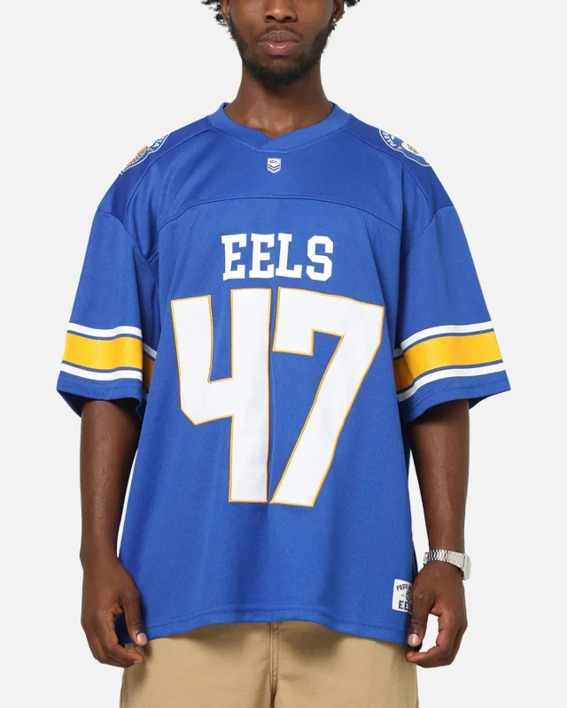 Bleacher Athletic Parramatta Eels NRL Gridiron Mesh Jersey Official Team Color sold by Culture Kings