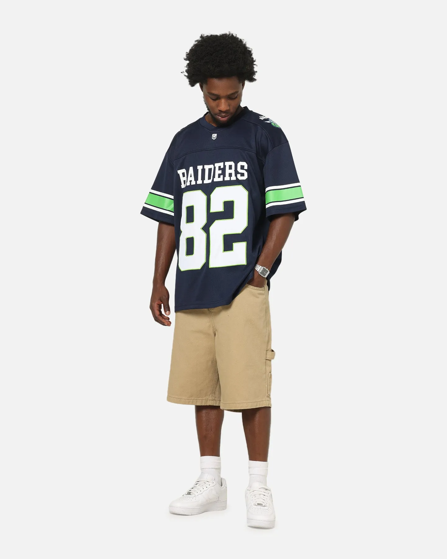 Bleacher Athletic Canberra Raiders NRL Gridiron Mesh Jersey Official Team Color sold by Culture Kings product image thumbnail 3