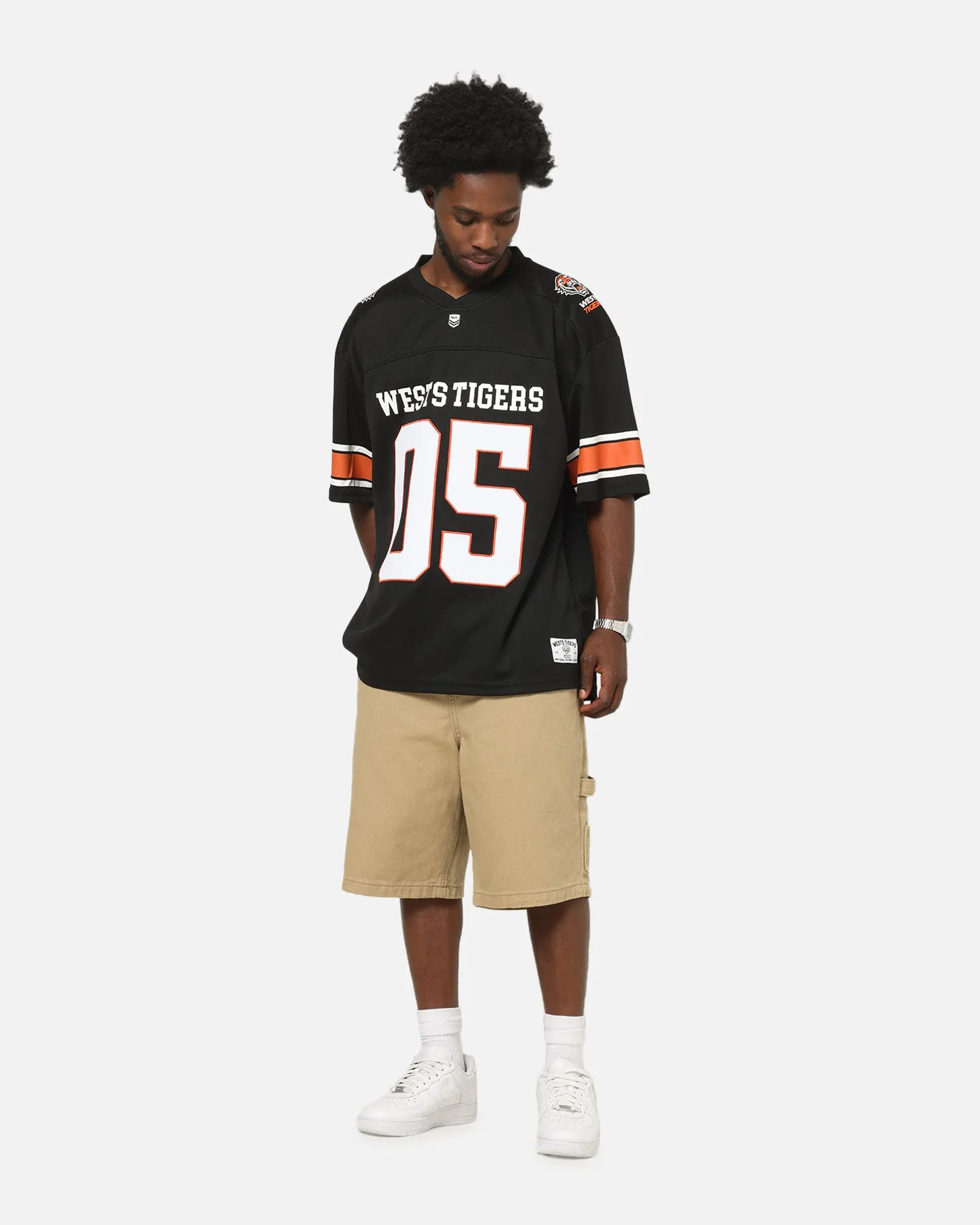 Bleacher Athletic Wests Tigers NRL Gridiron Mesh Jersey Official Team Color sold by Culture Kings product image thumbnail 3