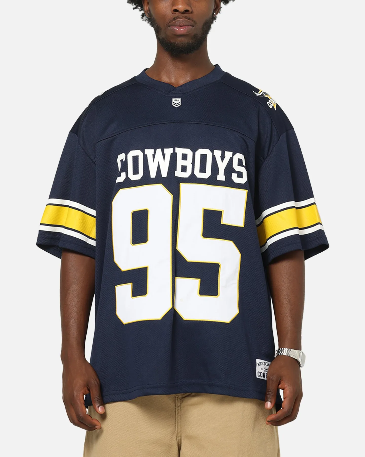 Bleacher Athletic North Queensland Cowboys NRL Gridiron Mesh Jersey Official Team Color sold by Culture Kings