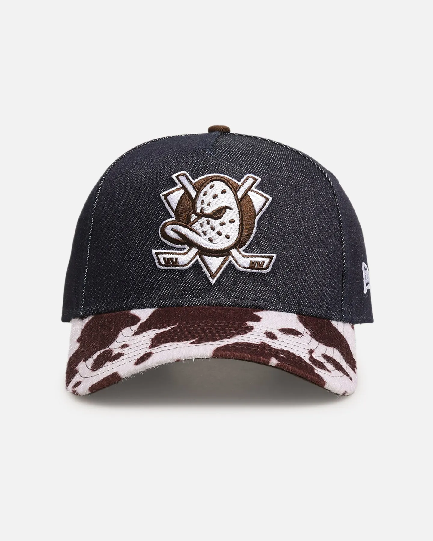 New Era Anaheim Ducks 'Denim Cowhide' 9FORTY A-Frame Snapback Navy sold by Culture Kings