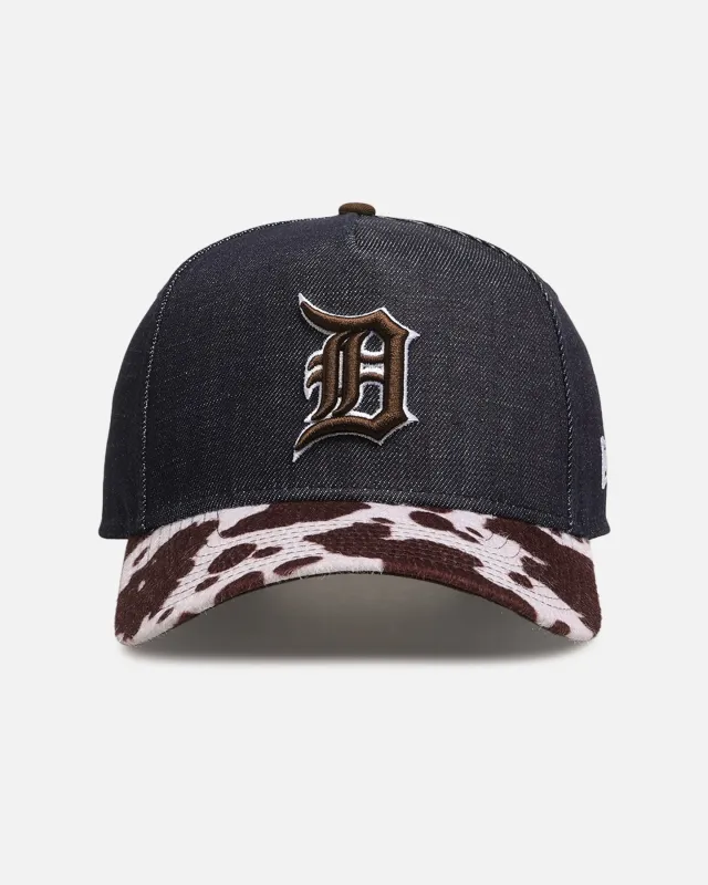 New Era Detroit Tigers 'Denim Cowhide' 9FORTY A-Frame Snapback Navy made by New Era