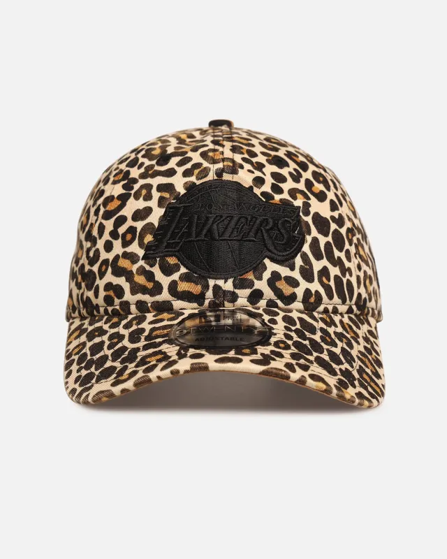 New Era Los Angeles Lakers 'Leopard Print' 9TWENTY Strapback Leopard sold by Culture Kings