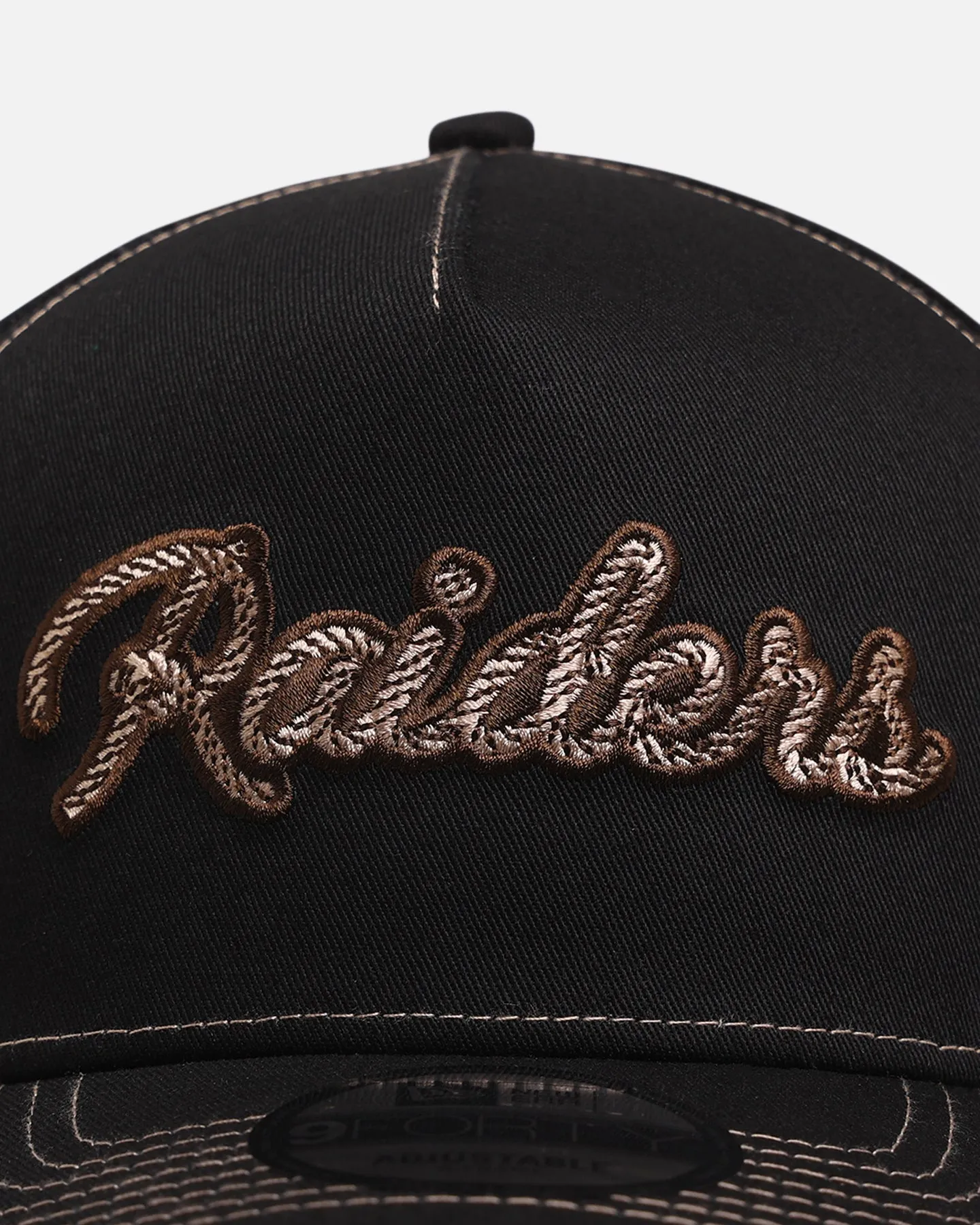 New Era Las Vegas Raiders 'Rope Script' 9FORTY A-Frame Snapback Black/White sold by Culture Kings product image thumbnail 5