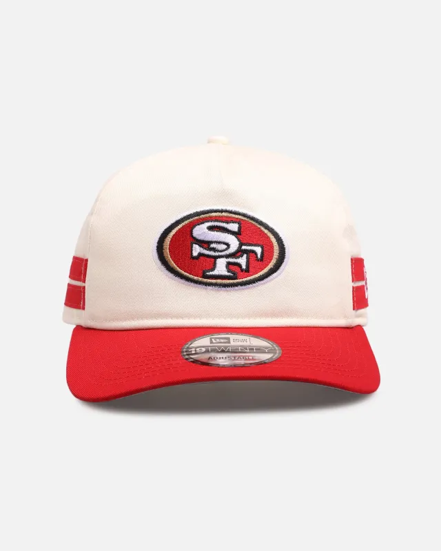 New Era San Francisco 49ers 'Stripe' 19TWENTY Snapback Chrome/Official Team Color sold by Culture Kings