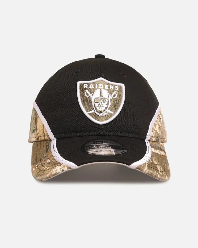 New Era Las Vegas Raiders 'Black Realtree' 9TWENTY Strapback Black/Realtree sold by Culture Kings