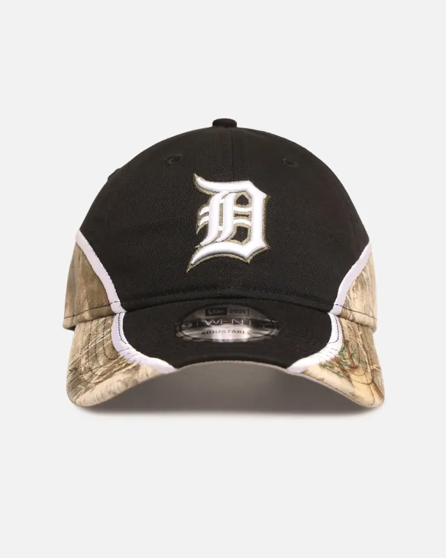 New Era Detroit Tigers 'Black Realtree' 9TWENTY Strapback Black/Realtree sold by Culture Kings