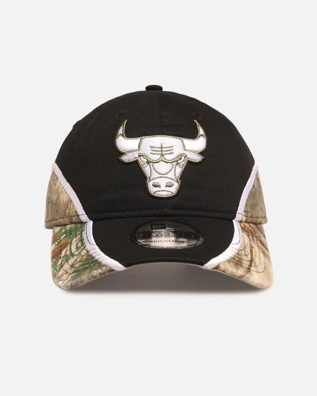 New Era Chicago Bulls 'Black Realtree' 9TWENTY Strapback Black/Realtree sold by Culture Kings