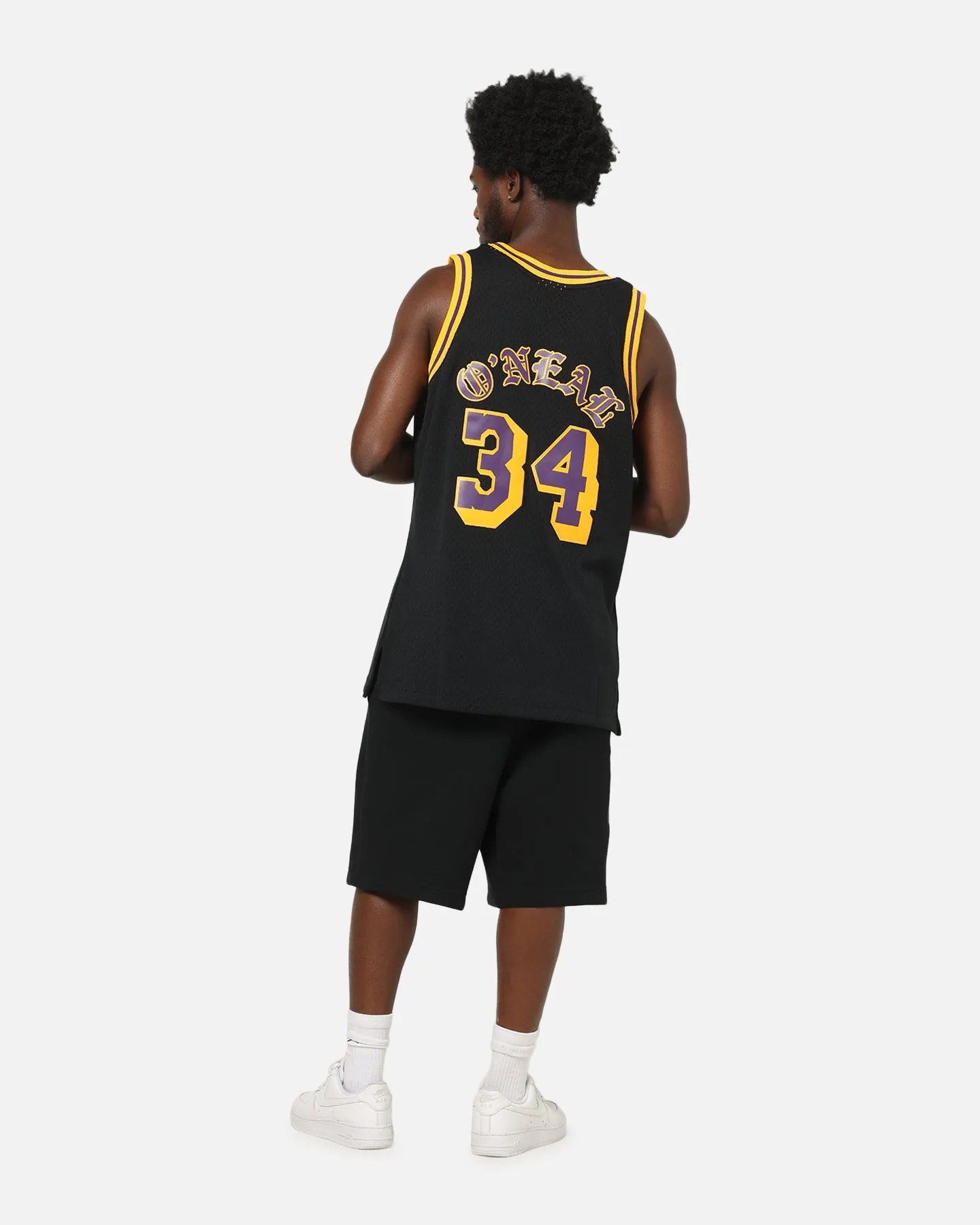 Mitchell & Ness Los Angeles Lakers Shaquille O'Neal Gothic Swing Jersey Black sold by Culture Kings product image thumbnail 4