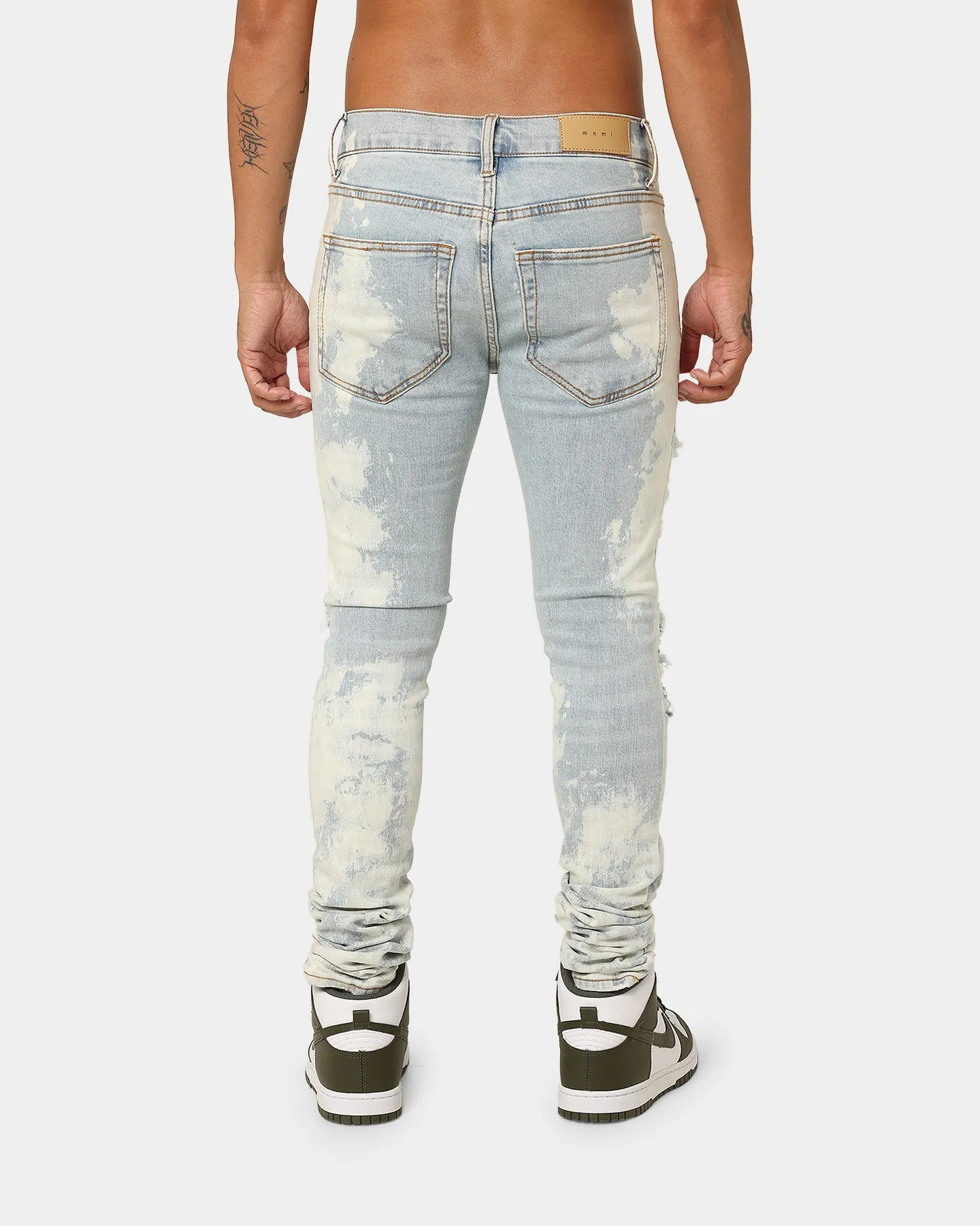 MNML X409 Stretch Rhinestone Denim Jeans Blue sold by Culture Kings product image thumbnail 4