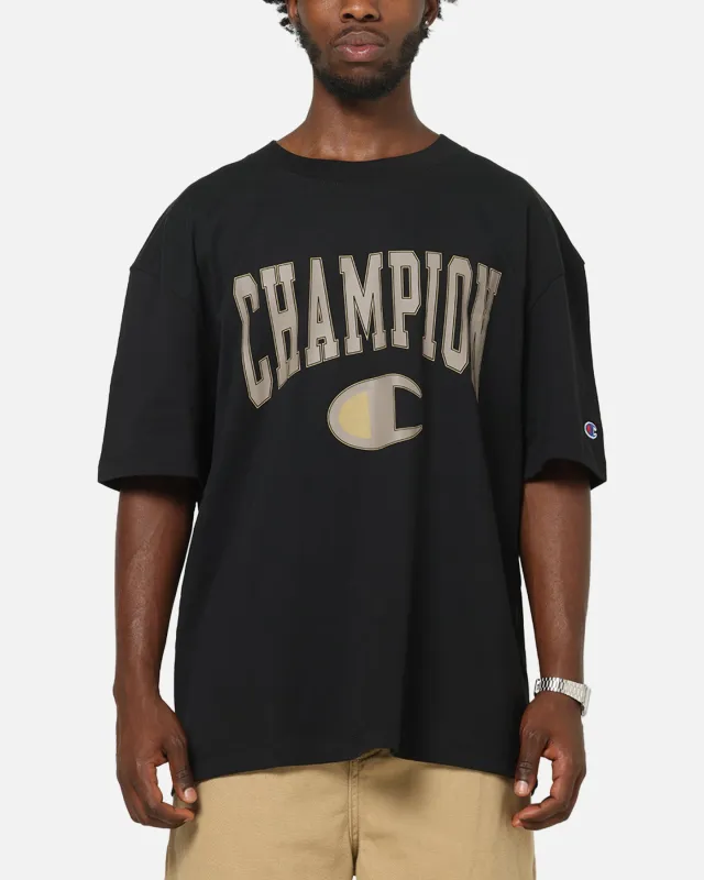 Champion CH Crew Athletic T-Shirt Black sold by Culture Kings