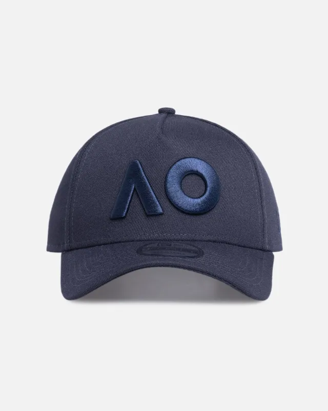 New Era Australian Open '26 9FORTY A-Frame Snapback Navy made by New Era