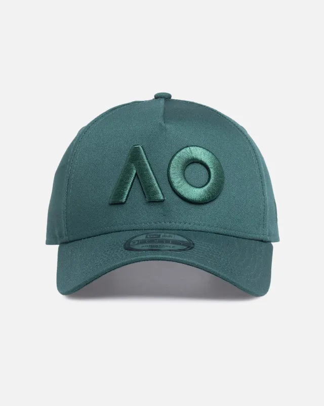 New Era Australian Open '26 9FORTY A-Frame Snapback Dark Green made by New Era