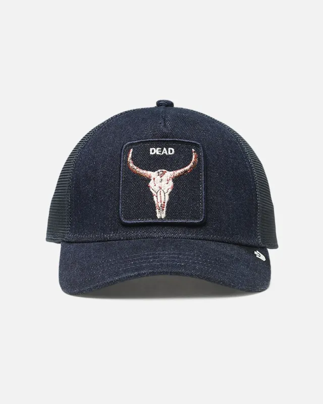 Goorin Bros Denim Dead Trucker Snapback Dark Denim sold by Culture Kings