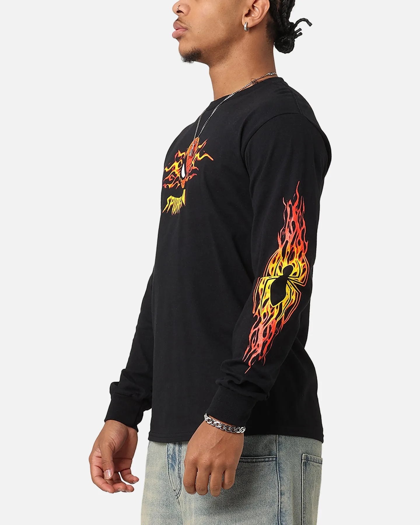 73Studio Marvel Spider-Man Y2K Spidey Long Sleeve T-Shirt Black sold by Culture Kings product image thumbnail 5