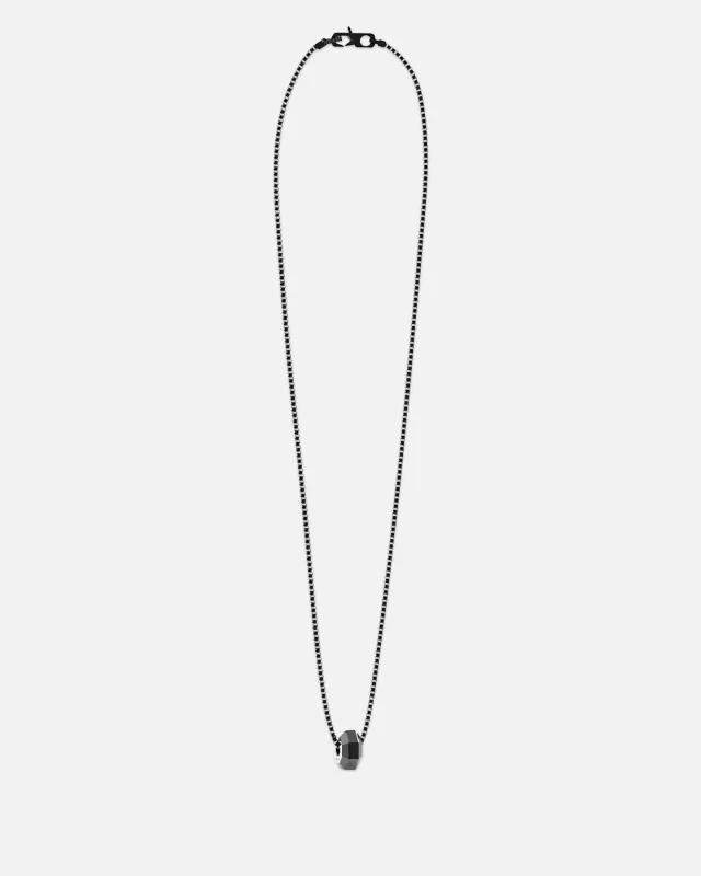 Guess Mainline Exagon 26" Charm Necklace Steel sold by Culture Kings