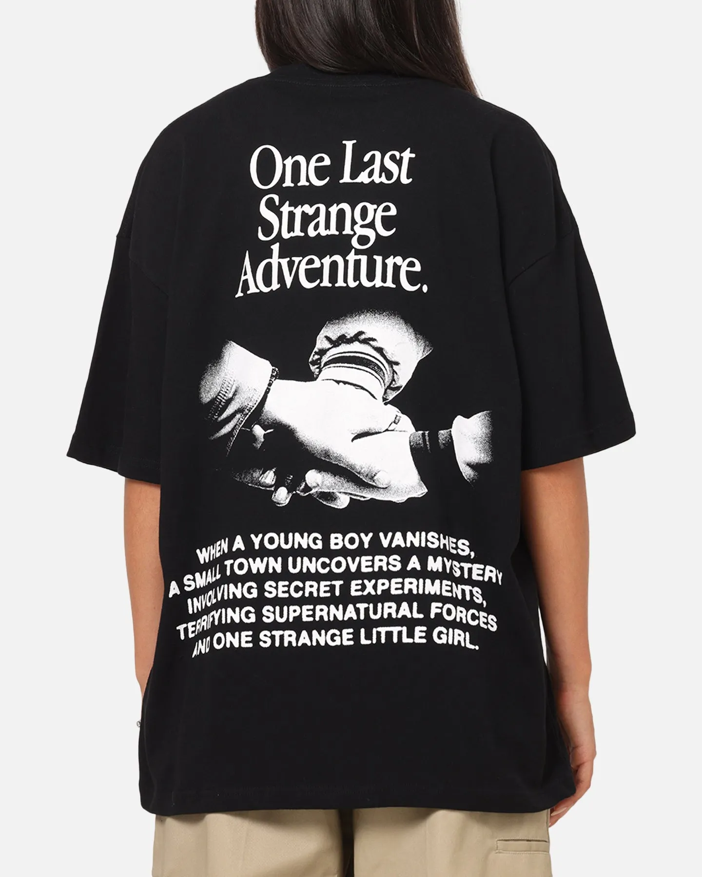 73Studio X Stranger Things One Last Strange Adventure T-Shirt Black sold by Culture Kings