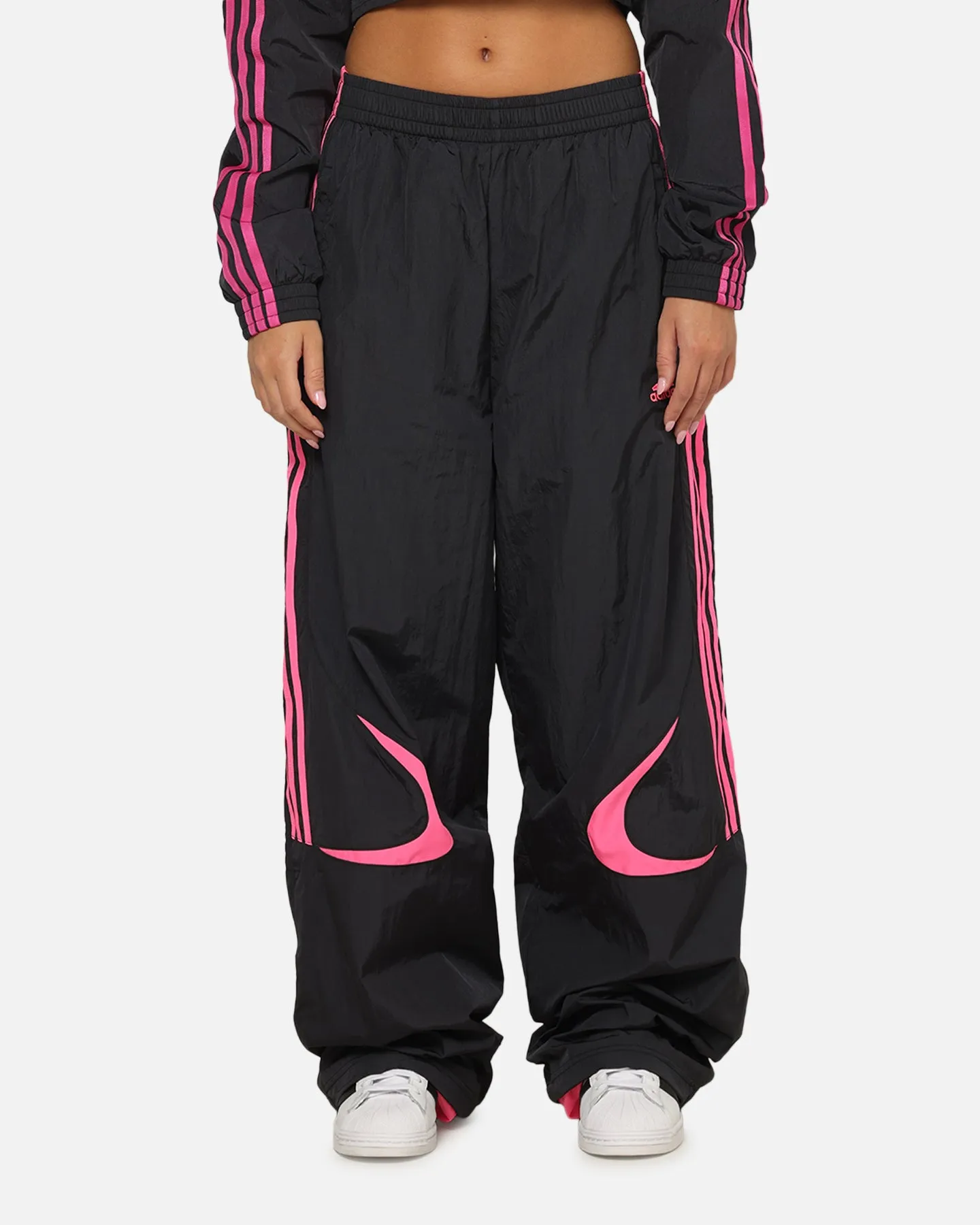 Adidas Women's Teamgeist Track Pants Black/Pink sold by Culture Kings