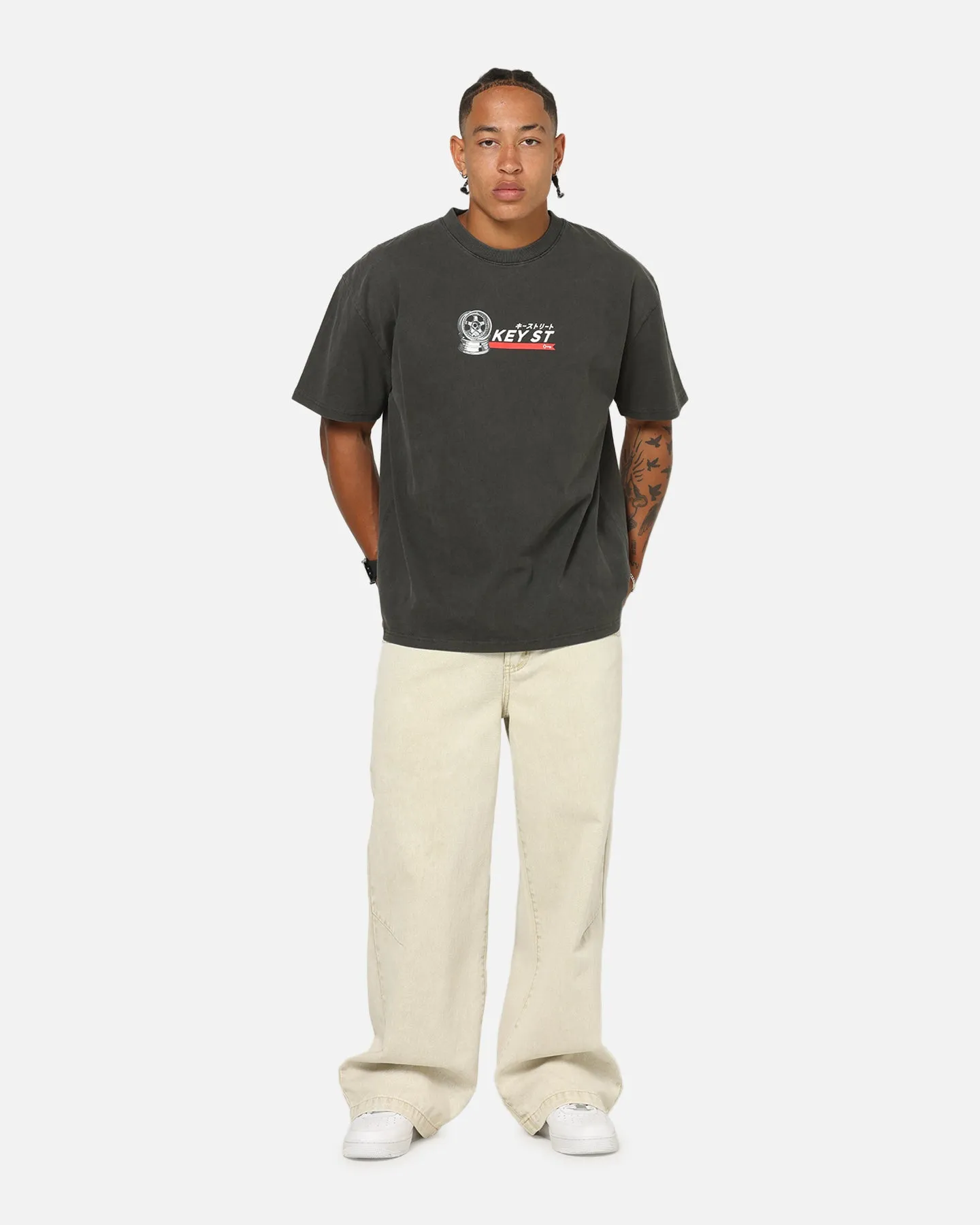 Key Street Wheels T-Shirt Black Wash sold by Culture Kings product image thumbnail 4