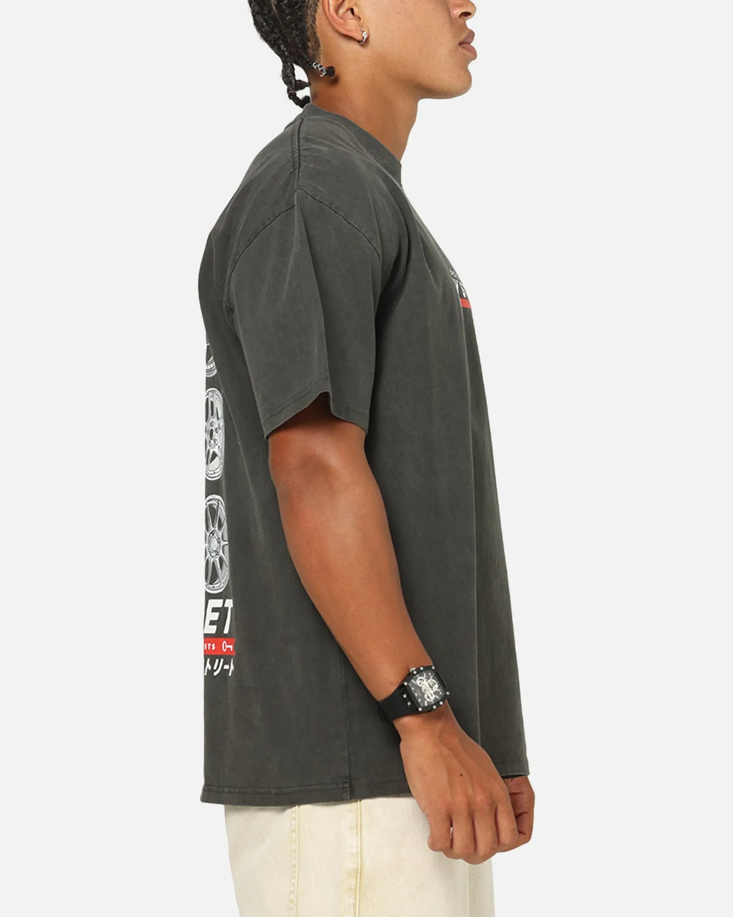 Key Street Wheels T-Shirt Black Wash sold by Culture Kings product image thumbnail 5