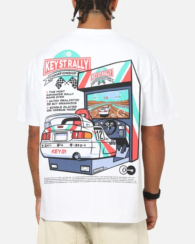 Key Street Arcade T-Shirt White sold by Culture Kings