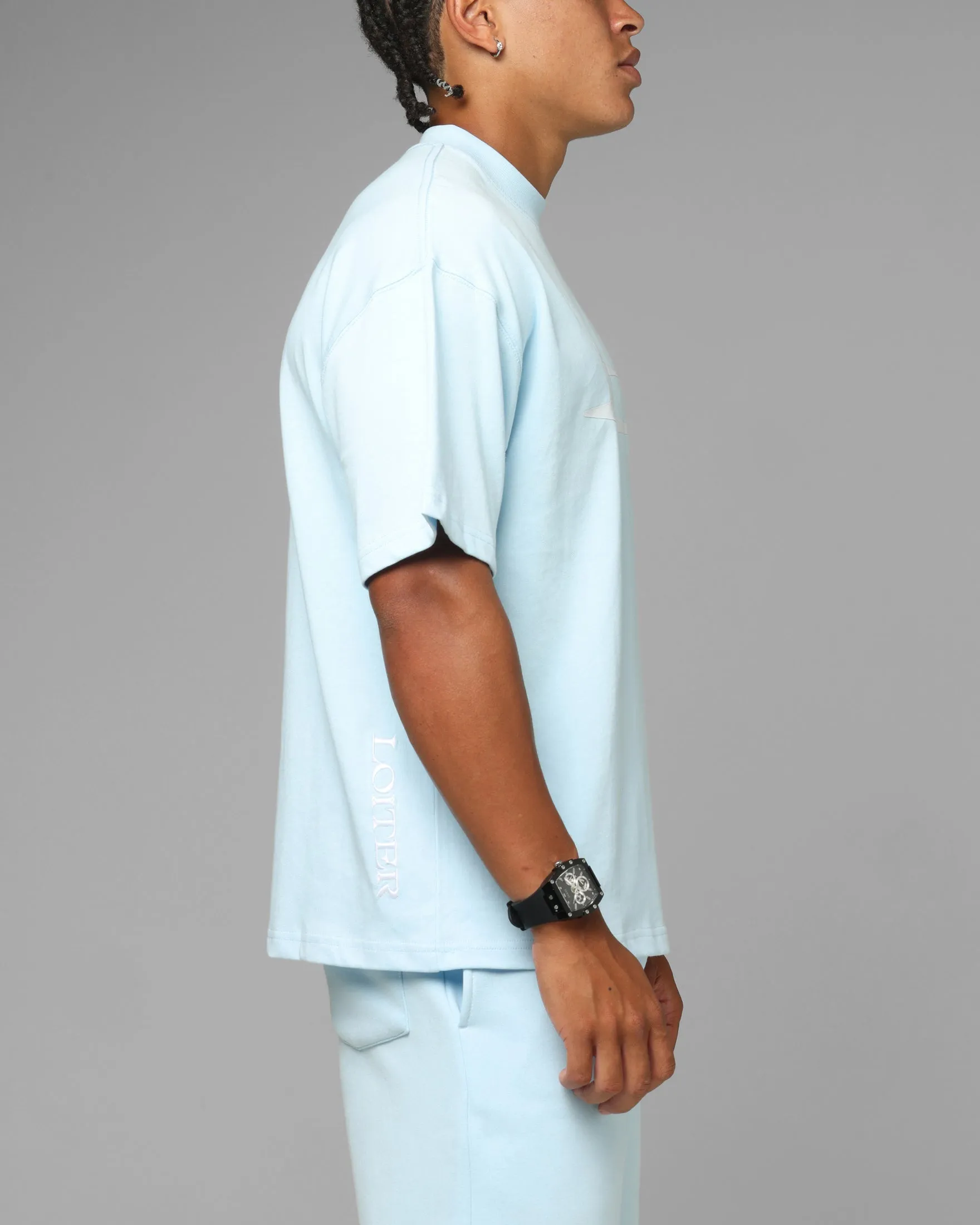 Loiter Hybrid Premium T-Shirt Light Blue sold by Culture Kings product image thumbnail 4