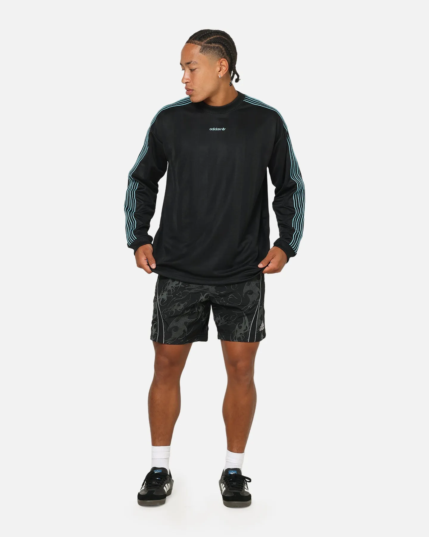 Adidas Long Sleeve Jersey Black sold by Culture Kings product image thumbnail 2