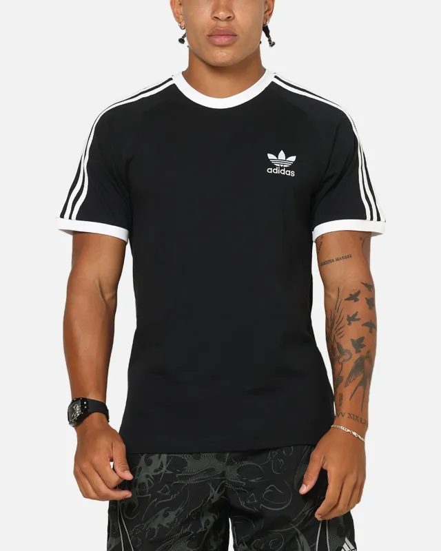 Adidas Classics 3-Stripes T-Shirt Black sold by Culture Kings