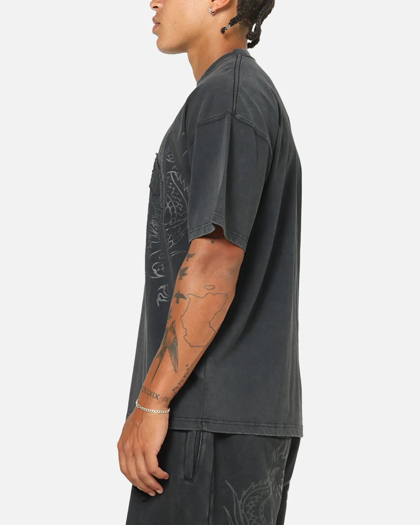 Ed Hardy Double Dragon Applique T-Shirt Black sold by Culture Kings product image thumbnail 5