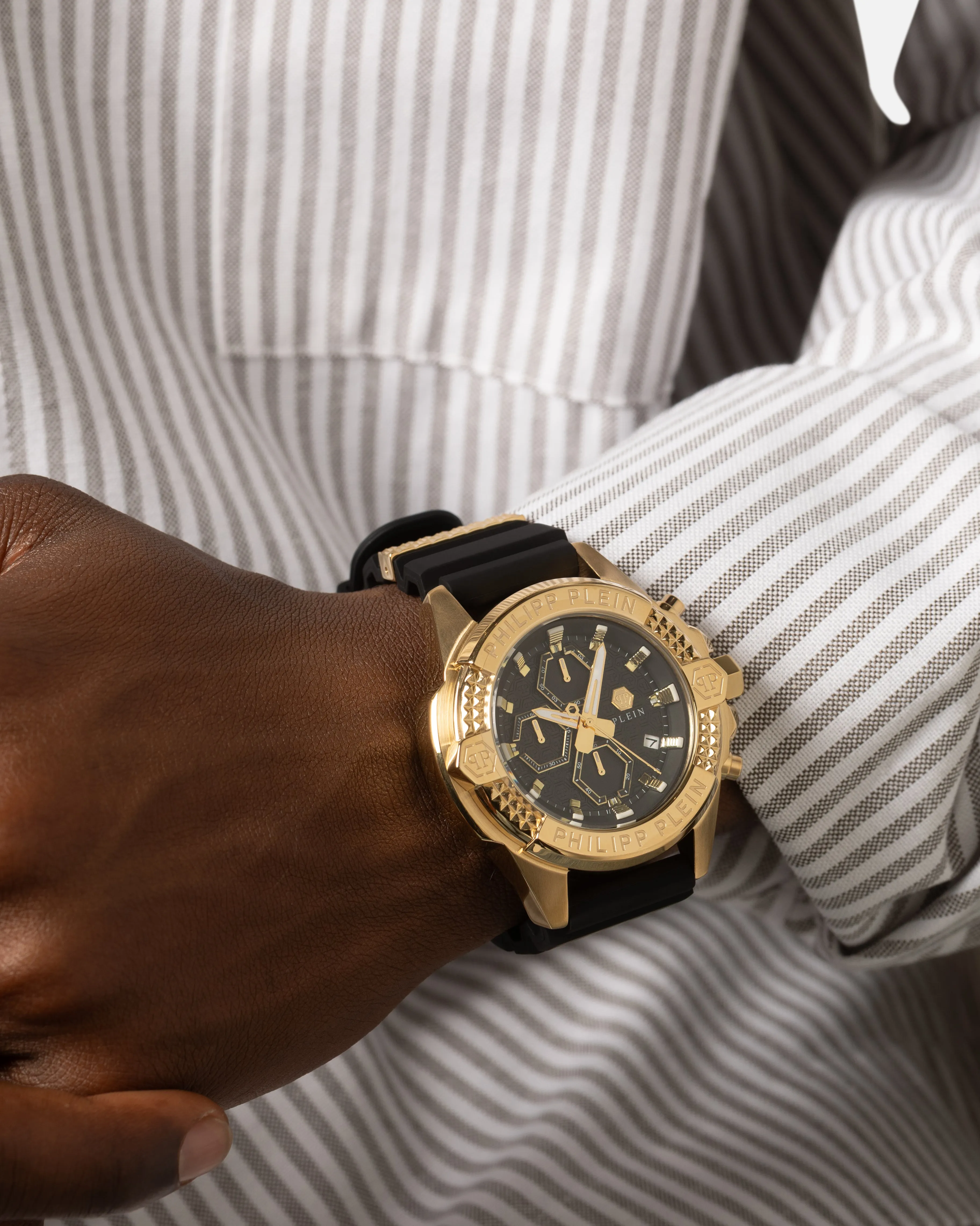Philipp Plein The Skull Chrono Watch Gold sold by Culture Kings product image thumbnail 2