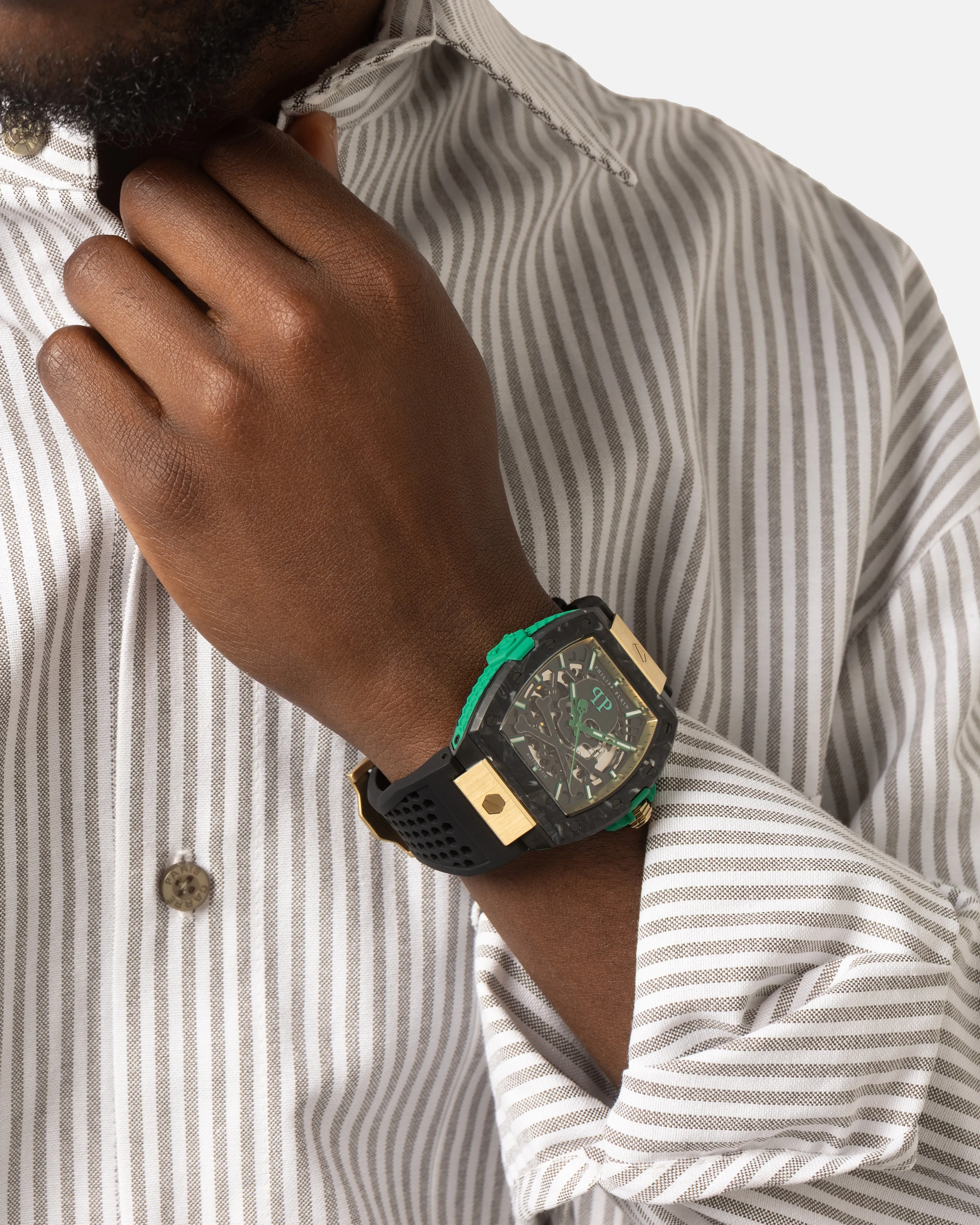 Philipp Plein The Skeleton Auto Watch Black sold by Culture Kings product image thumbnail 4