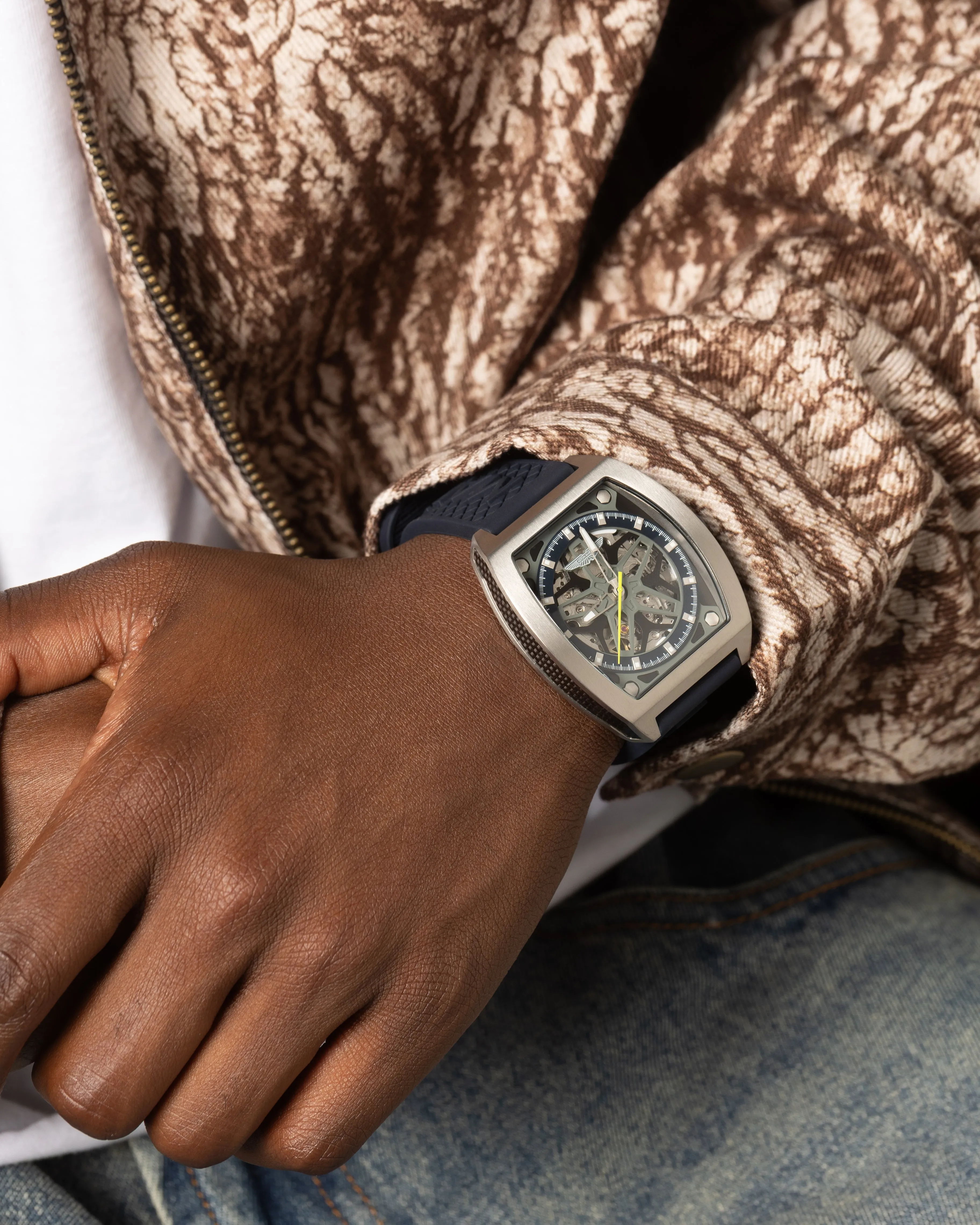 Aston Martin TRG Automatic Watch Blue sold by Culture Kings product image thumbnail 2