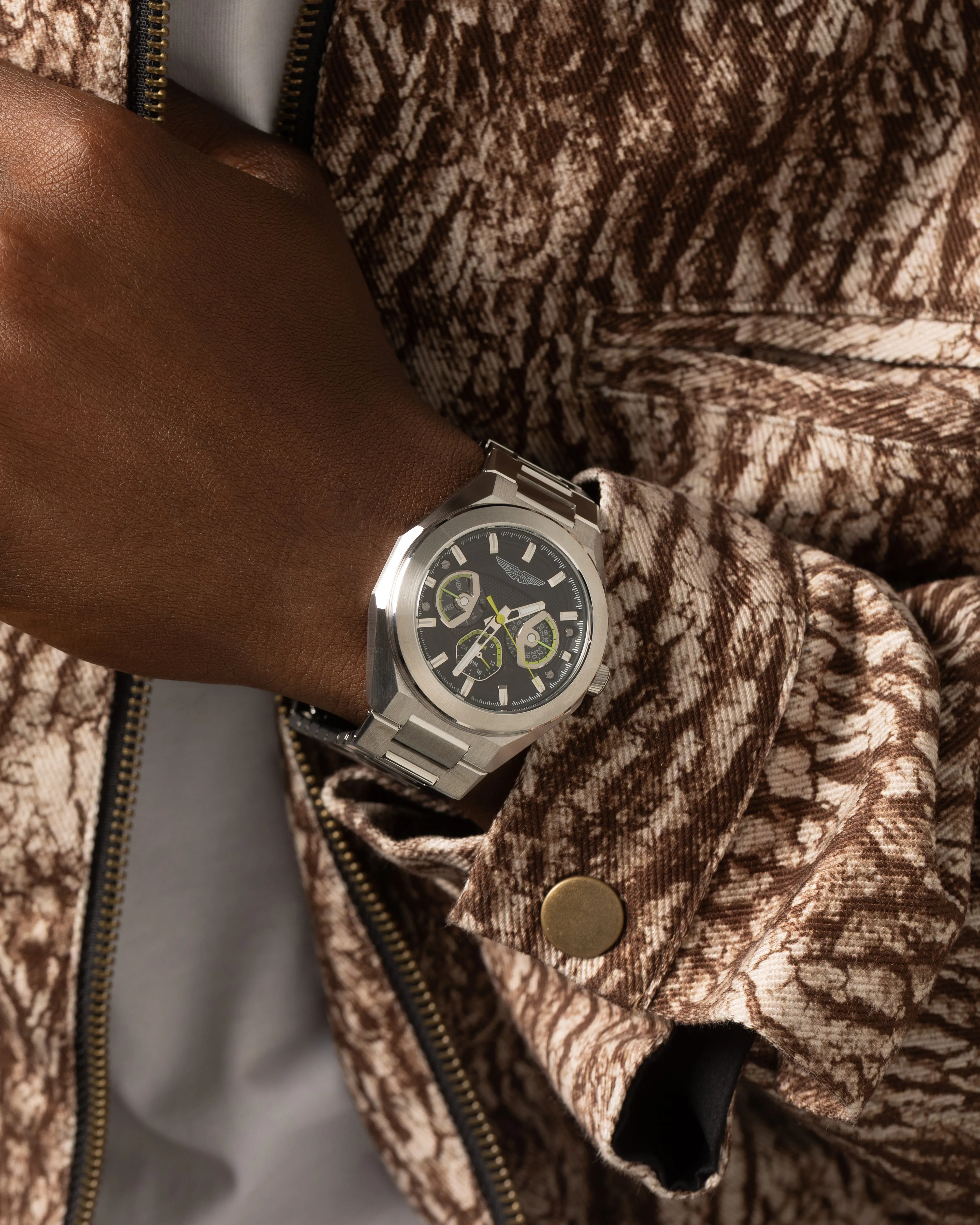 Aston Martin TKS Bracelet Watch Silver/Black sold by Culture Kings product image thumbnail 2