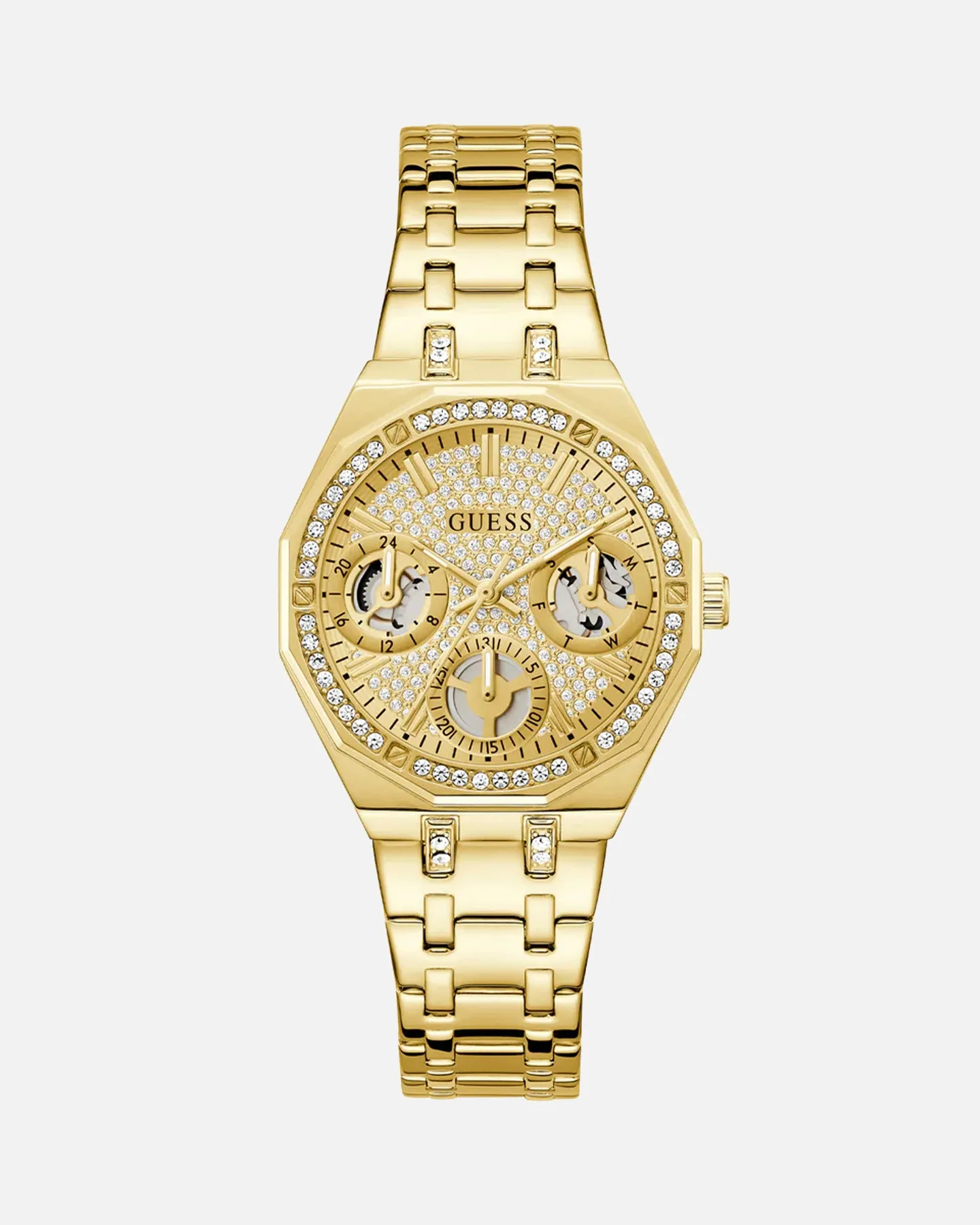 Guess Mainline Quinn Gold Bracelet Watch Gold sold by Culture Kings