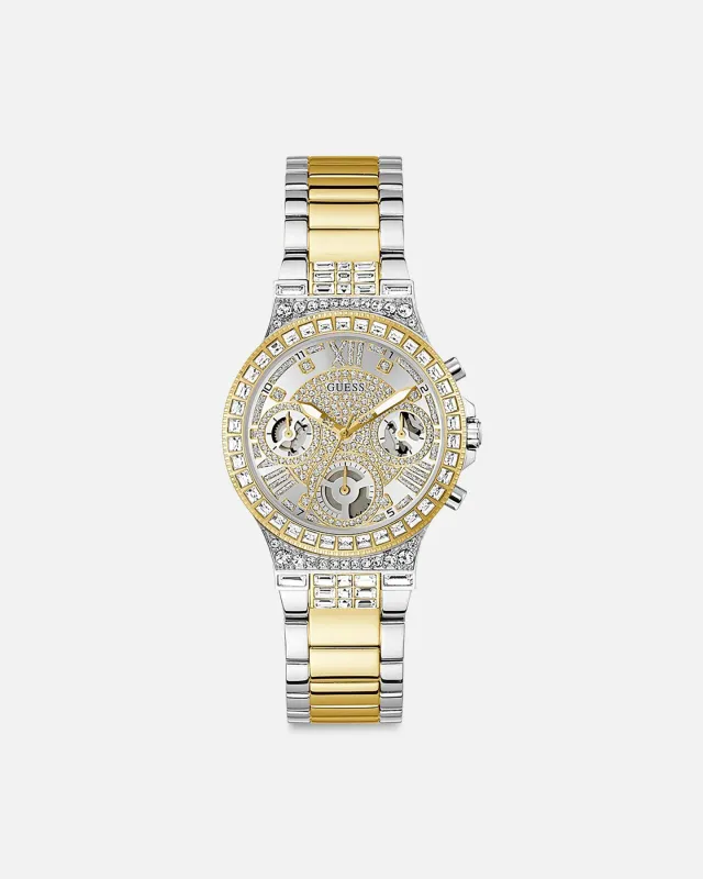 Guess Mainline Moonlight Two Tone Bracelet Watch White sold by Culture Kings