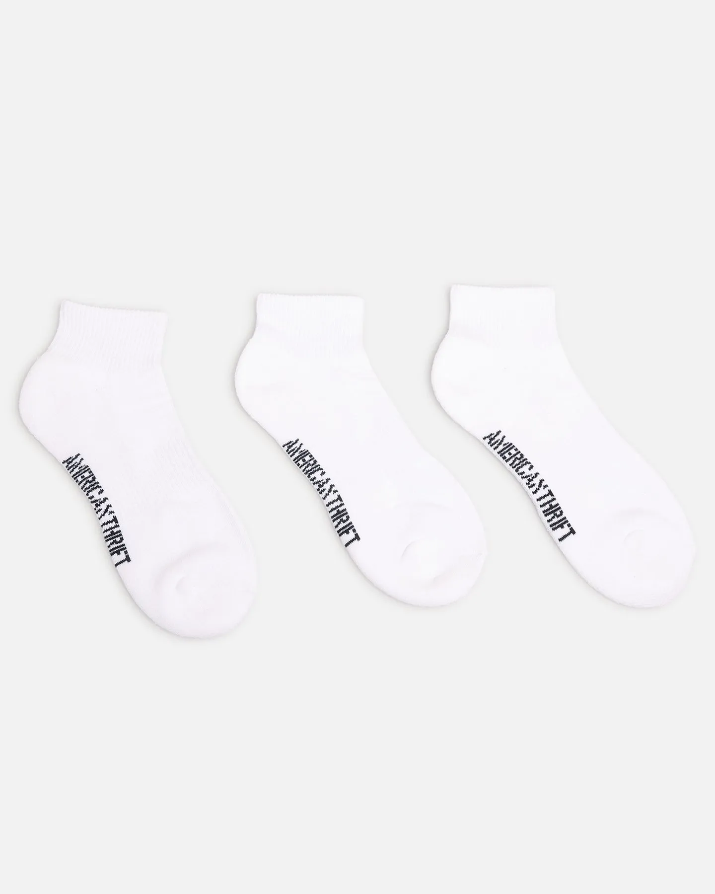 American Thrift Classic Ankle Socks 3 Pack White sold by Culture Kings