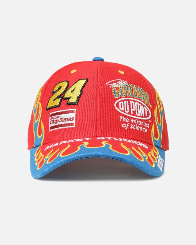 47 Brand X Market Studios 'Flames' 47 MVP Strapback Torch Red sold by Culture Kings