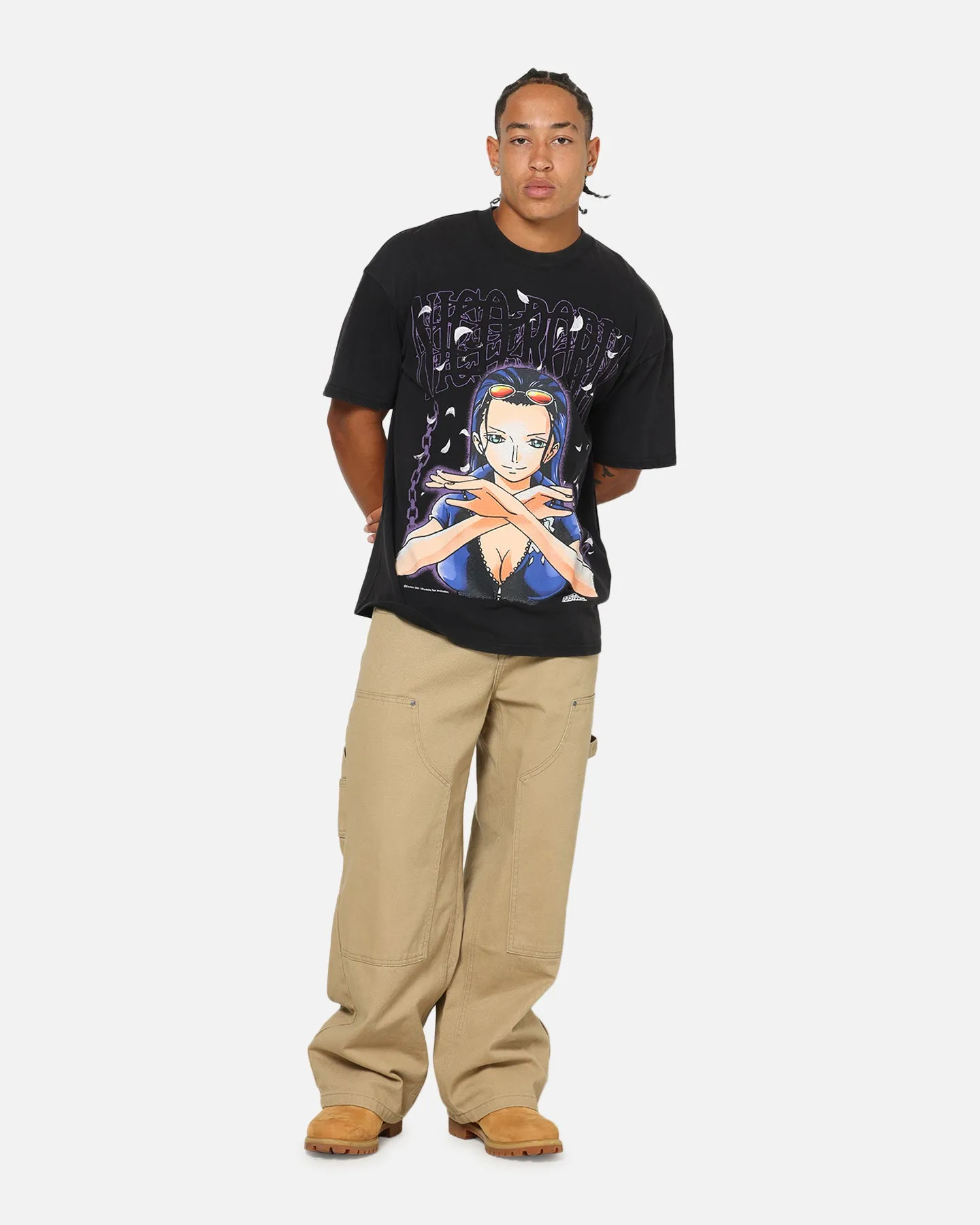 73Studio X One Piece Robin Vintage T-Shirt Off Black sold by Culture Kings product image thumbnail 3
