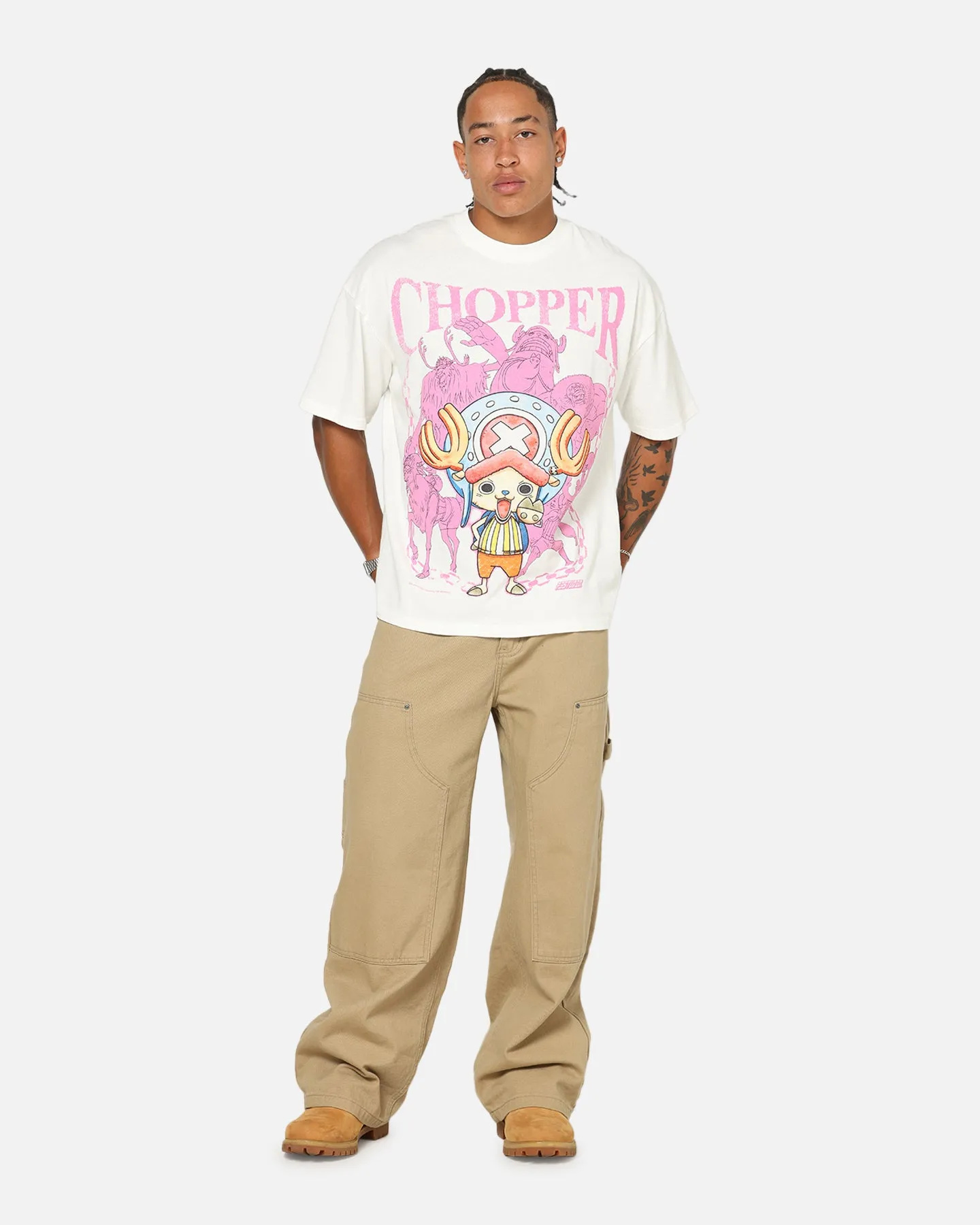 73Studio X One Piece Chopper Vintage T-Shirt Off White sold by Culture Kings product image thumbnail 3