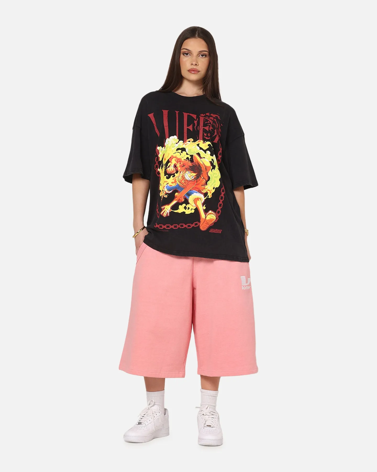 73Studio X One Piece Luffy Vintage T-Shirt Off Black sold by Culture Kings product image thumbnail 3